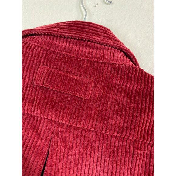 Deso Supply Co Valhalla Cord Shirt Jacket Button Up Men Size Medium Shacket Red - Picture 10 of 15
